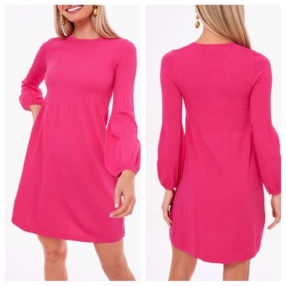Tuckernuck Pomander Place Pink Lennox Mini Dress XXL